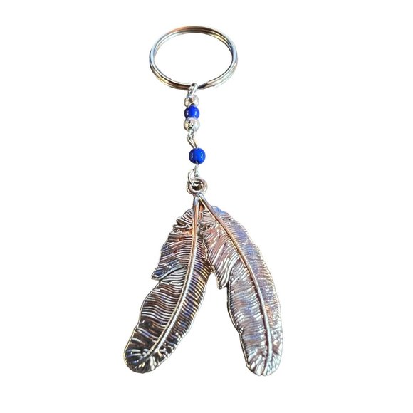 Native American Key Chain Set Feather Dream Catcher Silver - Picture 8 of 16